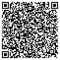 QR code with P M Blinds contacts