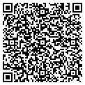 QR code with P M Blinds contacts