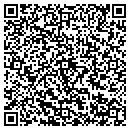 QR code with P Cleaning Service contacts