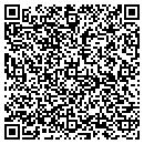 QR code with B Tile And Marble contacts