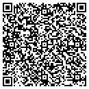 QR code with H & W Janitor Service contacts