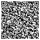 QR code with P Tile Corporation contacts