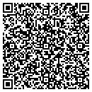 QR code with P & H Components contacts