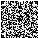 QR code with H & R CPA contacts