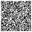 QR code with V & R Assoc contacts