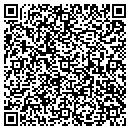 QR code with P Downing contacts