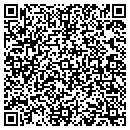 QR code with H R Towing contacts