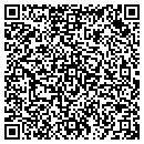 QR code with E & T Towing Inc contacts