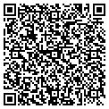 QR code with R M Towing contacts
