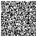 QR code with K A G West contacts