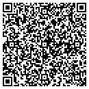 QR code with H-D Service contacts