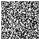 QR code with E E Thomas Garage contacts