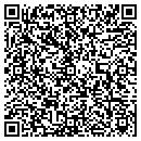 QR code with P E F Service contacts