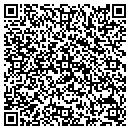 QR code with H & E Wireless contacts