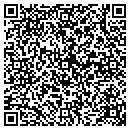 QR code with K M Service contacts