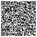 QR code with P and J Towing contacts