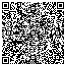 QR code with P B Express contacts