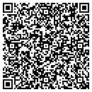 QR code with P & R Trucking contacts