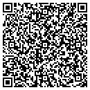 QR code with M B Washauer contacts