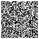 QR code with P M Leffson contacts