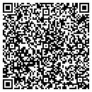 QR code with H E West L P Inc contacts