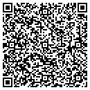 QR code with P Farinella contacts