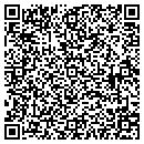QR code with H Hartstein contacts