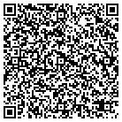 QR code with A A A & 1 Locksmith 24 Hour contacts