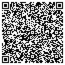 QR code with H Castillo contacts