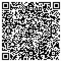 QR code with D & A Locksmith contacts