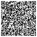 QR code with H E Hampton contacts
