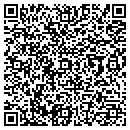 QR code with K&V Hand Inc contacts
