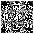 QR code with P C & Lagency Inc contacts