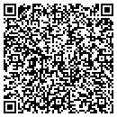QR code with P & H Cars contacts