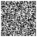 QR code with Halls B B Q contacts