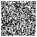 QR code with H & R contacts