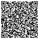 QR code with K Liquor contacts