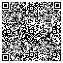 QR code with H & M Steel contacts
