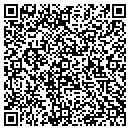QR code with P Ahrlett contacts