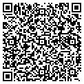 QR code with P's & Q's contacts