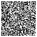 QR code with P & D Service contacts