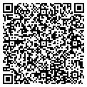 QR code with B & R Express contacts