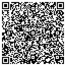 QR code with V Bordenik contacts