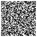 QR code with M V Painting contacts