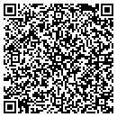 QR code with E Banas Construction contacts