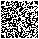 QR code with P A Valeri contacts