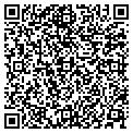 QR code with H V H C contacts