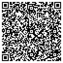 QR code with P & R Roofing Inc contacts