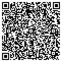 QR code with P & V contacts