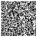 QR code with T & B Service contacts